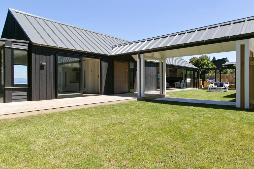 The Point Luxury Villa Lago Lago Taupo Exterior foto