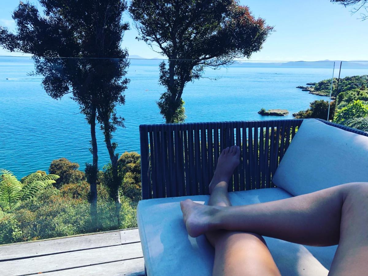 The Point Luxury Villa Lago Lago Taupo Exterior foto